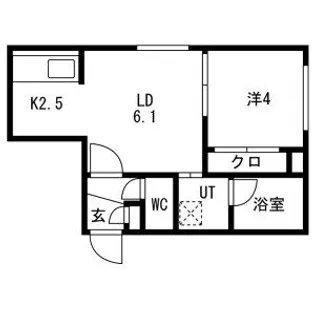CAMPANELLA平岸(カンパネラ平岸) 仮)平岸4ー9MS【4階】の間取り