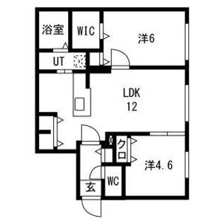 Premier ist Nakanoshima(プレミアイスト)【1階】の間取り
