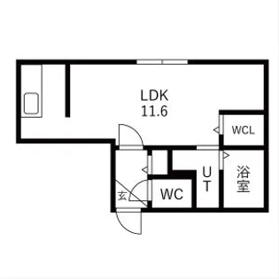 ALIVIS月寒中央【5階】の間取り