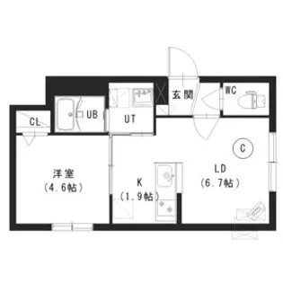 )COR平岸(シーオーアールヒラギシ)【3階】の間取り