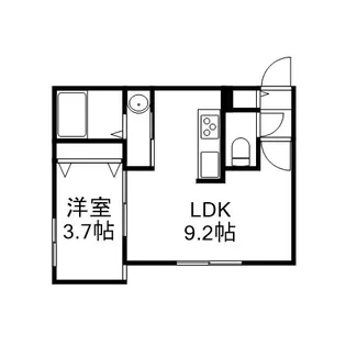 REN FAULT白石 (レンフォルトシロイシ)【403号室】の間取り