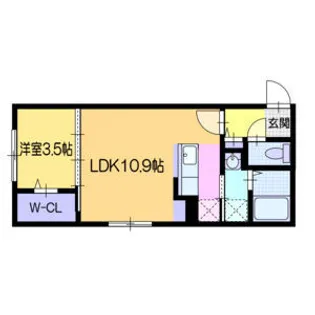 仮)シティノーブル栄通【405号室】の間取り