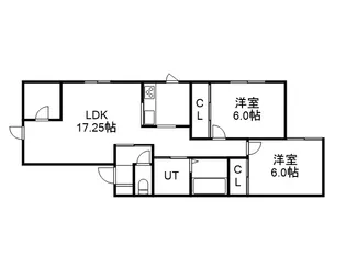 (仮称)南郷通9丁目長井APⅠ【101号室】の間取り