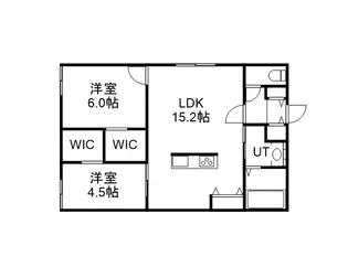 仮)豊平1ー6MS【103号室】の間取り