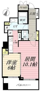 リビオ札幌時計台通り【3階】の間取り