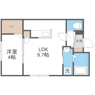 DPレジデンス北広島【402号室】の間取り
