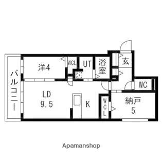 仮)RESIDENCE SHINMEI東札幌【301号室】の間取り
