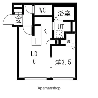 仮)RESIDENCE SHINMEI東札幌【203号室】の間取り