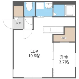 ジェムスパンカー【302号室】の間取り