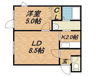プラッツ南16条【00202号室】の間取り
