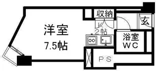 平岸パークマンション【717号室】の間取り