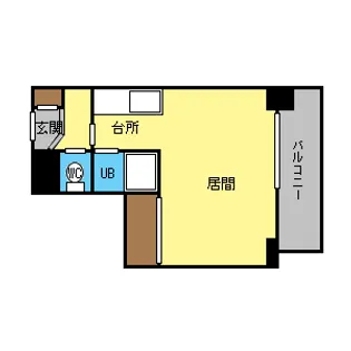 日興パレス東札幌【9階】の間取り