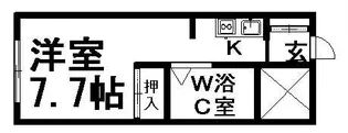 創成グランドハイツ【506号室】の間取り