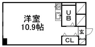 創成グランドハイツ【1011号室】の間取り