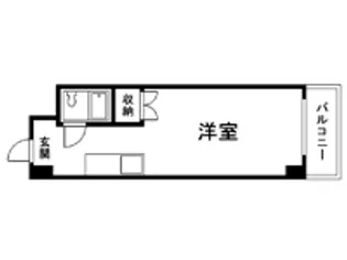 コーポハシモト【8階】の間取り