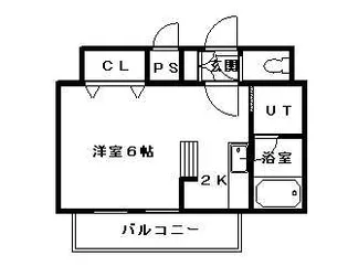 コスモス東札幌【00807号室】の間取り