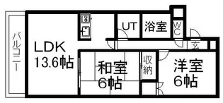 サンリージェント【4階】の間取り