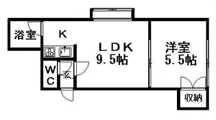 ウィルコメン【102号室】の間取り
