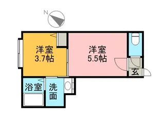 コンブリオ【2階】の間取り