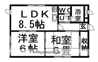 広和ハイツ第7【303号室】の間取り