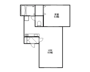 セイントハイム【101号室】の間取り