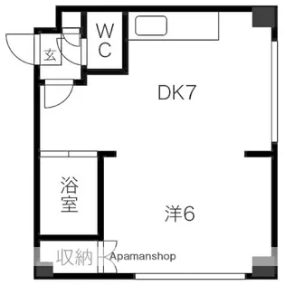 アーバン栄通B【4階】の間取り