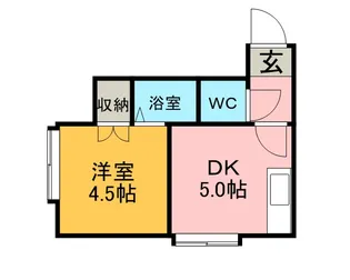 第10森宅建マンション【2号室】の間取り