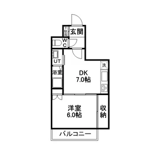 高橋ビル【402号室】の間取り