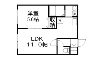 栄通銀座パレス【103号室】の間取り