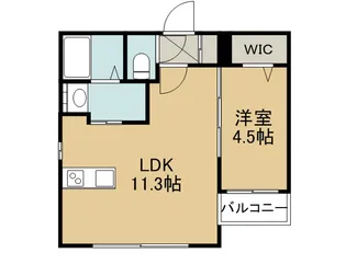 プランドール【4階】の間取り