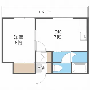 ダイアパレス南3条【304号室】の間取り