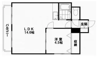 パルコート南郷【305号室】の間取り