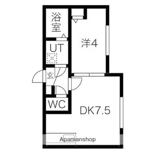 ヴィラ本郷通【2階】の間取り