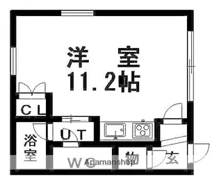 センタービレッジ813【B号室】の間取り