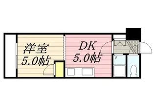 菊水コート【806号室】の間取り