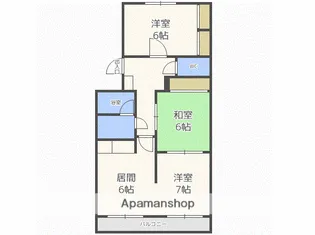 フォレストメモリー【207号室】の間取り