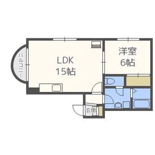 マンション24【3階】の間取り