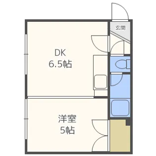 グランドール鈴木【201号室】の間取り