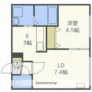 YELL東札幌【2階】の間取り