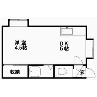 ホワイトパレスキタダⅡ【6号室】の間取り