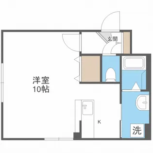 ラフォーレ学園前【1階】の間取り