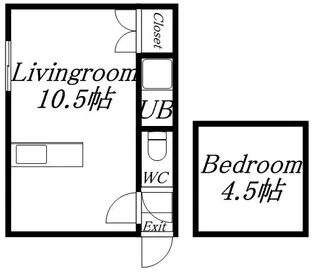 マクセル11 100【205号室】の間取り