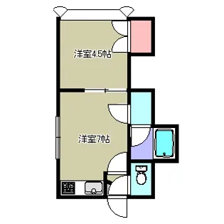 エミネンス美園65【301号室】の間取り
