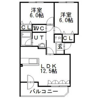 エミール大屋【103号室】の間取り