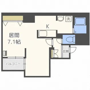 LOVAGE【703号室】の間取り