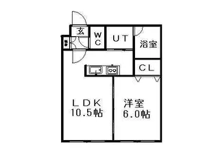 ファーラー33【206号室】の間取り