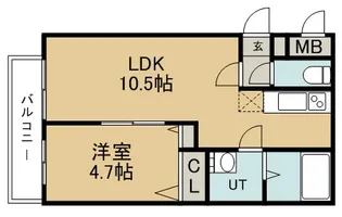 ステラひばりが丘【3階】の間取り