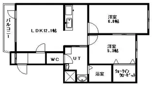 グランメール栄通A【3階】の間取り