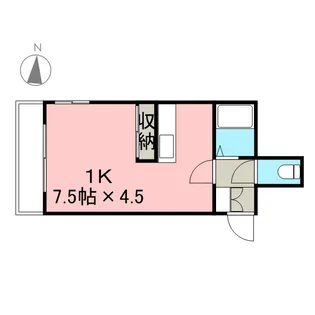 サンハウス白石【00301号室】の間取り