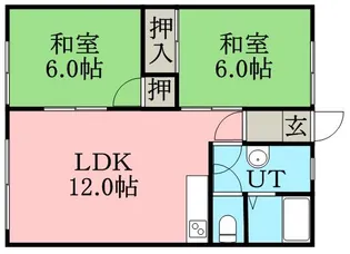 リベラハイツ【103号室】の間取り